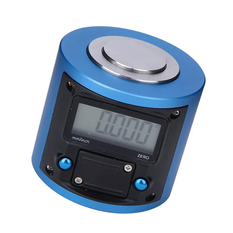 Digital Z Axis Presetter with 0 to 2mm Travel, Magnetic Positioning Tool, 0.01mm Resolution for Dial Indicators, Large LCD Display