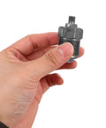 Hand holding Heavy Duty Metal Horizontal Jack Replacement Parts With Pro Grade Precision Engineering And Easy Installation For Auto Repair And Construction Sites Versatile Floor Jack Spare Parts