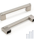 30 Pack 5 Inch Hole Centers Stainless Steel Boss Bar Cabinet Pulls Satin Nickel Finish For Kitchen Cupboards Wardrobes Closets And Drawers