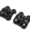 Beef Up Your Chevy With Rear Axle U Bolts And Plates Kit For 2.5 Inch Wide Leaf Springs, 8.75 Inch U Length, Replacement Hardware For C1500 K1500 1988-2000, Solid Axle Support Upgrade black leaf spring plates
