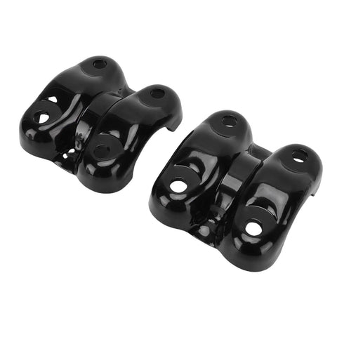 Beef Up Your Chevy With Rear Axle U Bolts And Plates Kit For 2.5 Inch Wide Leaf Springs, 8.75 Inch U Length, Replacement Hardware For C1500 K1500 1988-2000, Solid Axle Support Upgrade black leaf spring plates