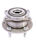 Front Wheel Bearing Hub Assembly Set For 2015 To 2019 Hyundai Sonata 2016 To 2020 Hyundai Tucson 2017 To 2019 Kia Cadenza 2017 To 2019 Kia Optima 2017 To 2020 Kia Sportage Front Position Left Or Right 2 Pack Easy Install OEM Grade Replacement visible from side angle.