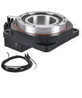 High Precision Hollow Rotary Actuator Turntable With Electric Stepper Motor Servo Drive 360 Degree Rotating Platform Casting Iron Base