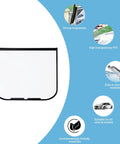 Heavy Duty Magnetic EV Charger Port Cover Waterproof Seal For Steel Electric Vehicles blocks rain and dust, made of clear PVC.