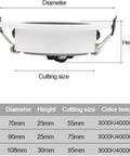 Hella Smooth Lighting Setup With Dope Zero Glare Baffle Trims Featuring Top Shelf Cob Led Spotlight Kit size specifications and dimensions for 5W, 7W, 10W options.