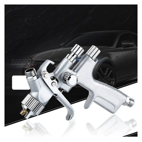 Mini Pneumatic Paint Sprayer Featuring 1.0 Mm Brass Flow Cap And Corrosion Resistant Needle for detailed auto finishing.