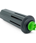 GE Dishwasher Flood Switch Assembly WD21X10519 Replacement Part, cylindrical design with green connector, compatible model.
