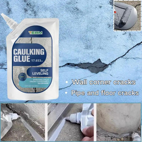 Concrete Patch And Leveler With Heavy Duty Base Seal And Ultra Smooth Finish For Ada Ramps Kicks Bumpy Wheel Catches To The Curb On Walkers Strollers And Wheelchairs By Offering A Quick Dry Feather Thin Taper For A Rock Solid Smooth Ride applied to seams and cracks in a surface.