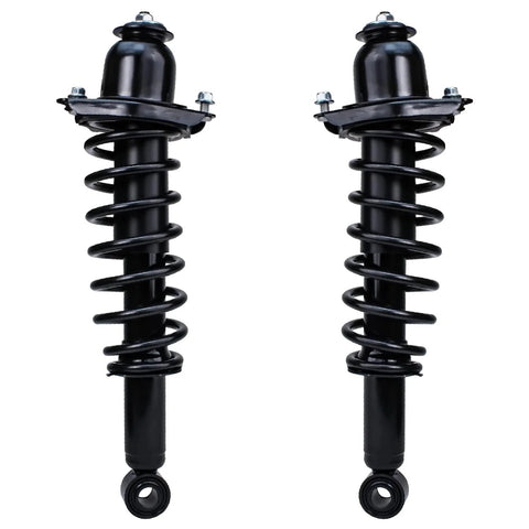Front Steering Knuckles Kit For 2009 To 2013 Toyota Corolla With Wheel Hub Bearings Front And Rear Struts Coil Springs