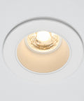 Close-up of 2 Inch Recessed LED Downlight With Premium Anti Glare Trim, 600 Lumens Bright White Glow, 5 Tunable CCT Options For A Sleek Home Lighting Setup Today.