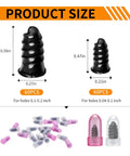 Product size chart for All In One Tire Repair Kit For Cars Trucks Motorcycles And Tractors With 120 Screws And Sealant