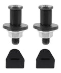 Seamless Rear Tailgate Latch Striker Bolt Kit For Pickup Trucks, heavy duty plastic bushing stop bumper, black