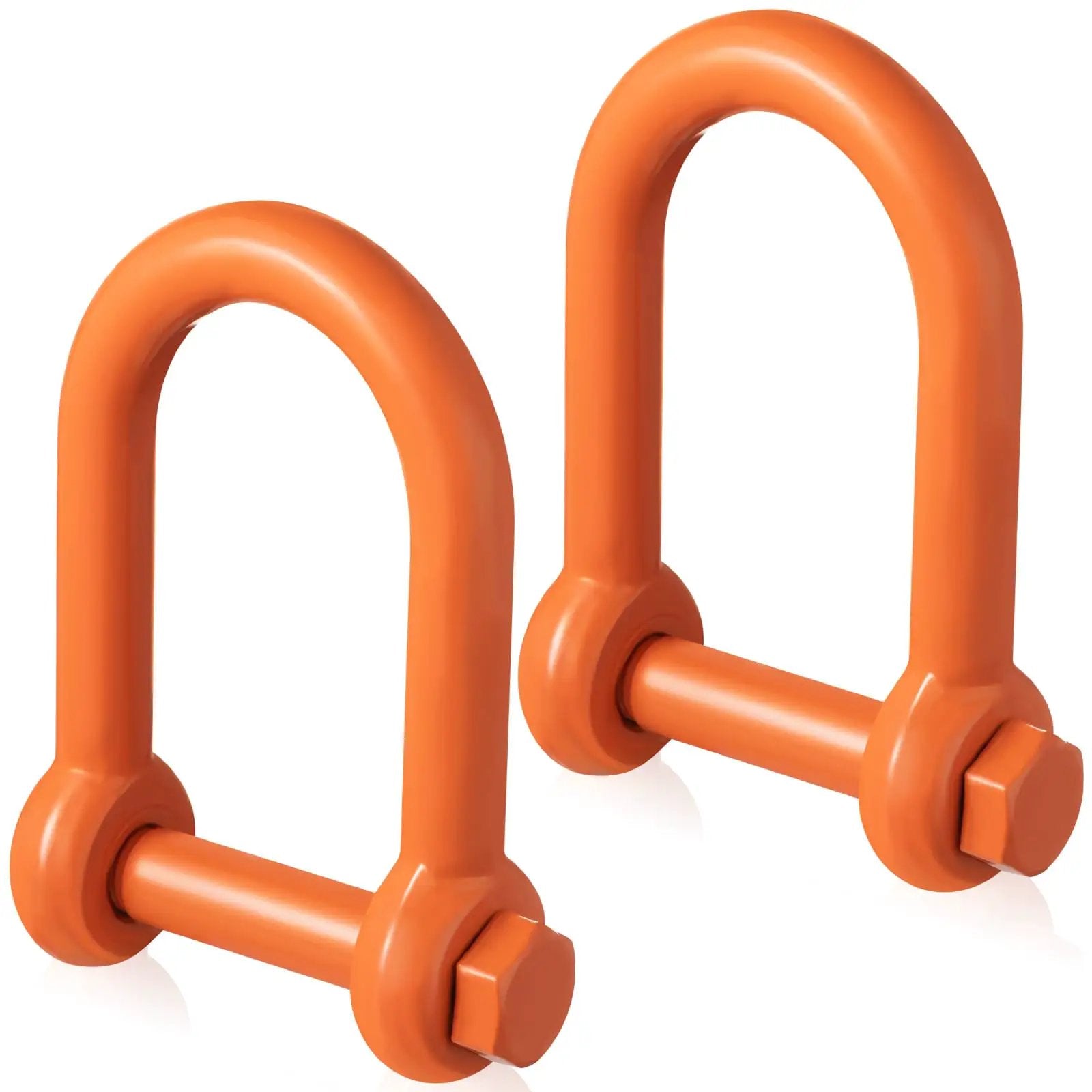 2 Pack 1 Inch Screw Pin Shackles 9.5 Tons