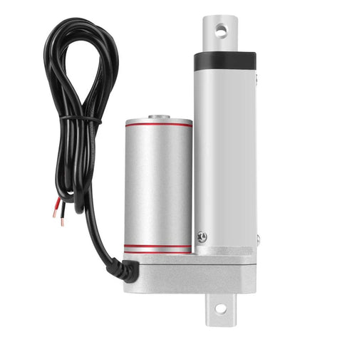 24V DC Linear Actuator Push Rod With 50mm Stroke And 750N Thrust IP54 Rated Built In Limit Switch Low Noise Operation
