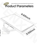 Dimensions of 4 Pack 5140170-64 Bench Grinder Eyeshield Replacement Guards For DW758 Type 2 Clear Safety Shields Easy Snap In Protective Covers