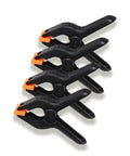 Must Have Four Inch Spring Clamps Set For Woodworking And Photo Studio Backdrops Durable Plastic Nylon Clips