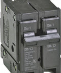 Interchangeable 25A Double Pole Standard Trip Circuit Breaker Replacement Plug And Play For Bryant And Westinghouse Black Finish Durable And Long Lasting 1 Each Great For Home Electrical Upgrades, black double-pole breaker