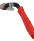 Small Sickle With Plastic Red Handle For Grass Weeding And Lawn Maintenance, Handy Lightweight Japanese Import SGJ-3 Style