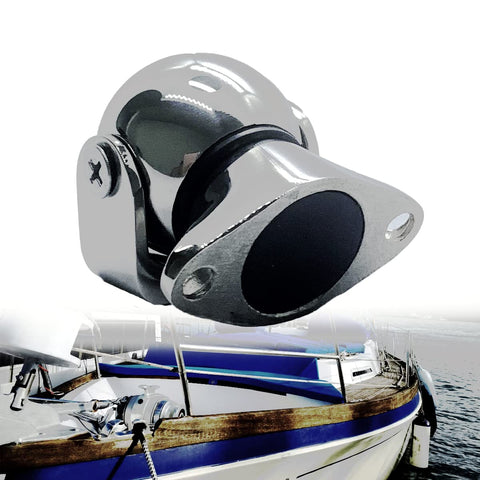 Marine Magnetic Door Stopper Catch 2 Inch Pivoting Door And Window Holder Set In 316 Stainless Steel, Heavy Duty Boat Door Stop With 8 Pound Magnetic Hold, Keeps Doors Locked Down And Walls Safe installed on a boat