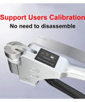 Lightweight Portable Digital Aluminum Hardness Tester Straight Shooter With Auto Scale Conversion And No Sweat Calibration For Aluminum Alloys showing user calibration support.