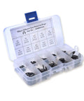 160 Piece E Clip Retaining Ring Snap Ring Kit With 2mm To 12mm Sizes in organizer case