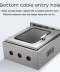 Outdoor Stainless Steel Weatherproof Electrical Control Box Enclosure for Wall Mount with bottom cable entry hole