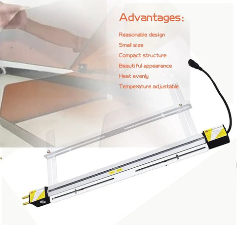 Solid Water Cooled Acrylic Bender For Plastic Sheets with adjustable temperature and compact design for sign crafting.