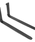 Heavy Duty 4000 Lb Skid Steer Pallet Forks 48 Inch Forklift Blades For Tractors And Loaders Compatible With Most Skid Steer Frames