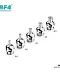 Set of five metal nozzles for Digital LCD Soldering Station With 105C Low Volatility Mobile Phone Motherboard PCB BGA Desoldering Kit