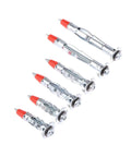 30 Pack Heavy Duty Drywall Wall Anchors Molly Bolt Kit With Self Tapping Tips For Hammer Set Installation No Drill Quick Mount In Hollow Walls Plasterboard Dowel Hanging Fasteners, 6 steel anchors