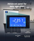Control panel of Heavy Duty Commercial Ice Maker Machine 800 Lbs Per Day With 300 Lbs Storage Bin Ice Ready In 10 To 15 Minutes Stainless Steel SECOP Compressor ETL Certified Perfect For Bar Cafe Restaurant Or Any Business
