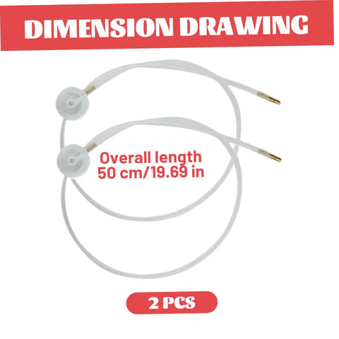 2 Pack 19 Point 7 Inch 360 Degree Spray Nozzle Extension Hose White Wand Aerosol Cans Air Conditioner Cleaner Superior Control Tight Space Makes Spray Effortless Daily Around Town Gets Done In Jiffy No More Hassle, 50 cm, 2 pcs