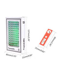 60 Piece Prepared Microscope Slides Set For Stereo Microscope With Plant Insect And Animal Tissue Specimens Great For Hands On Learning Classroom Ready And Home Science Experiments Student Friendly, 12-slide box