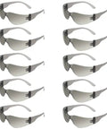 Bulk 30 Pack Rimless Safety Glasses Grey Wrap Around Style Ansi Z87 Plus Hella Impact Resistant Scratch Shield Unisex Eye Protection Gear Built Tough For Daily Job Site Runs arrangement.
