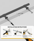 Slick 3 Inch Matte Black Cabinet Pulls 25 Pack For Kitchen Cupboards And Dresser Drawers, installation diagram