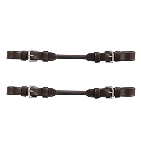 Pelham Roundings Bit Converter Leather Rein Adapter For English Horse Bridles with stainless steel hardware