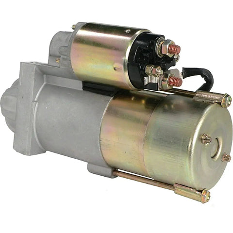Chevy 12V PMGR Starter For 305 350 454 Mini Big Block Engines Delco PG260L, 11 Tooth, Metallic, Side View
