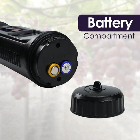 Battery compartment of Three In One Digital pH EC Temperature Meter For Food And Fermentation Versatile Waterproof Probe With ATC