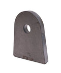 Top Shelf Weld On Suspension Link Tab Flat Mount Bracket Fabricated From 3/8 Inch Thick Steel With 9/16 Bolt Hole, side view.