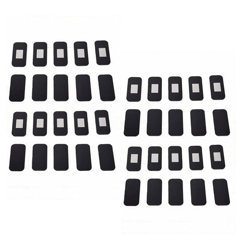Adhesive Magnetic Cabinet Door Catch Set, 20 Pcs No Drill Mounting for Quick, Strong Closures - stainless steel magnets