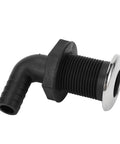 Nylon Hose Through Hull Fittings For Boats 3/4 Inch 20mm Twist Adjust Leakproof Connector with 90 Degree Tube Marine Fittings