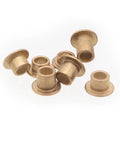 Shop Staple Flanged Sleeve Bearing Assortment Kit 15 Pcs Self Lubricating Bronze Bushings 10 Mm Inner Diameter bronze bushings set.