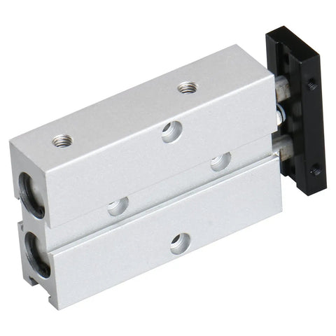 10mm Bore 20mm Stroke Double Rod Pneumatic Air Cylinder Workhorse Double Acting Aluminum Body For Industrial Automation