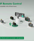 RF Remote Control compatible with Sprinkler Timer For Outdoor Hose Faucet With Brass Inlet And Large Dial, remote not included