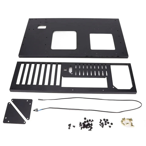 Components of Open Frame Gaming PC Case For ATX And ITX Motherboards DIY Friendly 305 By 245Mm Fit One SSD And One HDD Bay