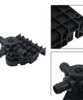 Hella Solid Tesla Model X Three Way Heater Control Valve Replacement For 2016 Through 2021, black plastic valve component.