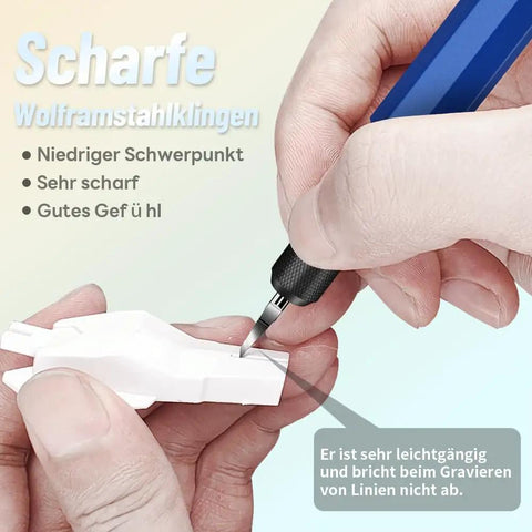 Hardcore Model Scribing Chisel Featuring Fire Sharp Tungsten Steel 0.15mm Blade engraving fine lines on plastic