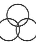 Replacement Drive Belt For Single And Dual Barrel Rock Tumblers 3 Pack Beefy Nitrile Rubber Construction Built To Last
