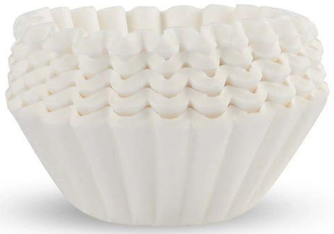 Stack of Extra Large Coffee Filters 13.75 Inch By 5.25 Inch Fits 1.5 To 3 Gallon Commercial Brewers No Overflow Chlorine Free