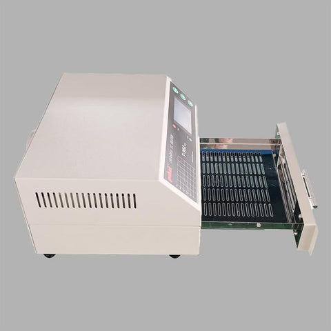 Powerful 800W Reflow Oven With Infrared Heater Soldering Station for PCB Boards with open tray